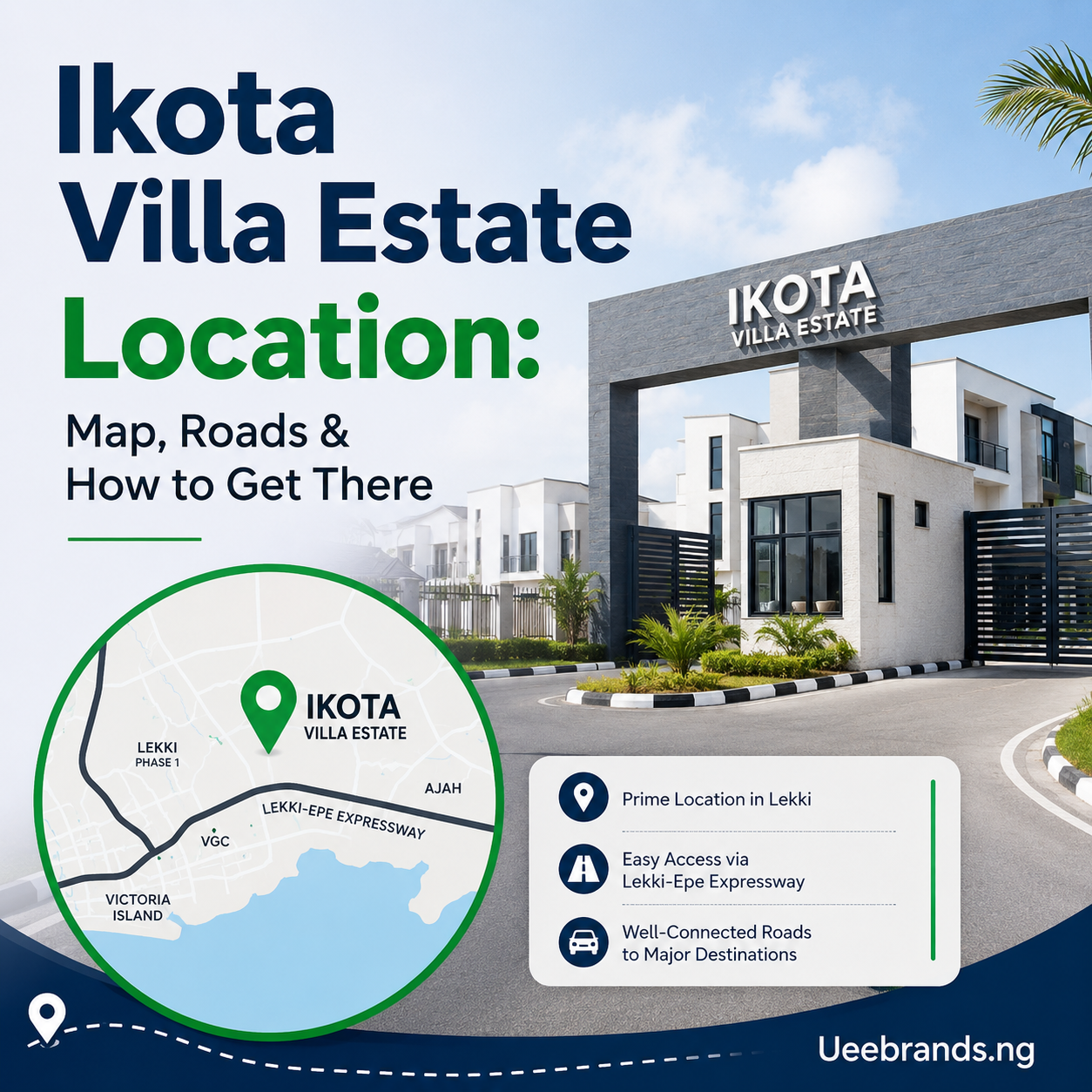 Ikota Villa Estate Location